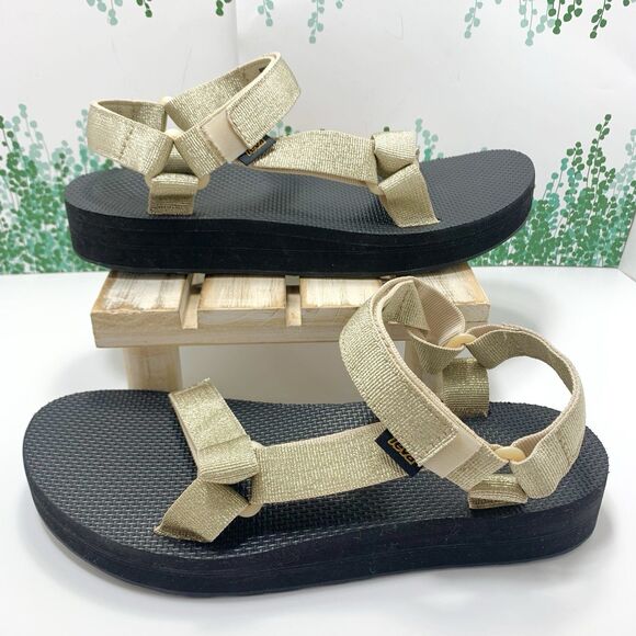 Teva Shoes - Teva Golden Metallic Womens Sandals Size 10 US Or 41 EU - NWOT